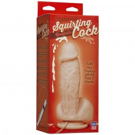 Фаллоимитатор с имитацией семяизвержения The Amazing Squirting Realistic Cock - 18,8 см.