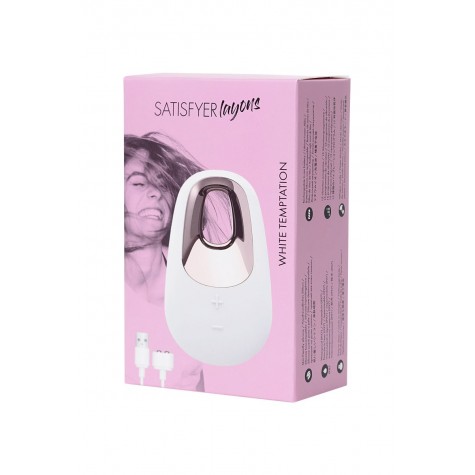 Белый вибромассажер Satisfyer Layons White Temptation